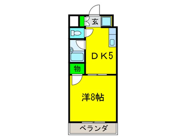 レジデンスパートⅣの物件間取画像